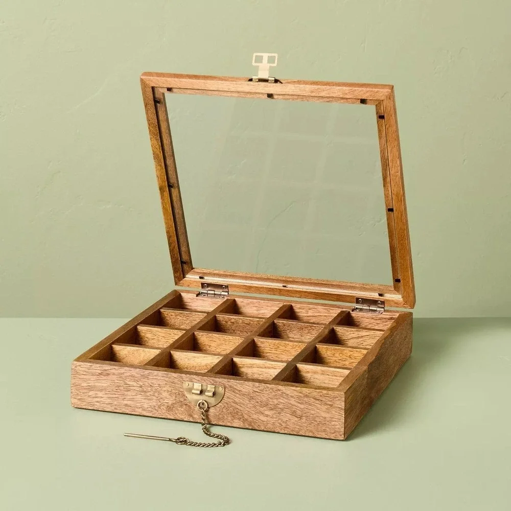 Small Wood Collectables Box - Hearth & Hand Magnolia, Target
